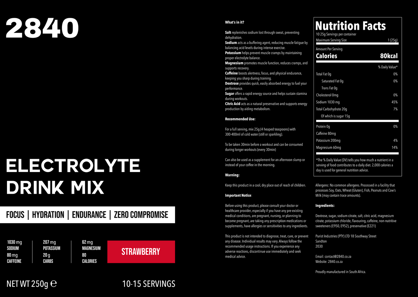 Electrolyte Drink Mix